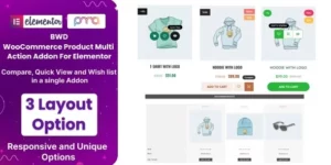 BWD WooCommerce Product Multi Action Addon For Elementor 1.0破解版插件