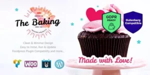Bakery / Cake Shop / Cafe WordPress Theme 1.3.1破解版主题