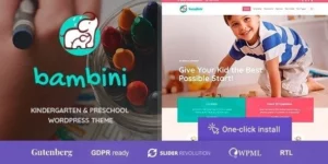 Bambini Kindergarten Pre-School Theme 1.1.4破解版主题
