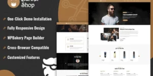 Barber Shop WordPress Theme 1.0.0破解版主题
