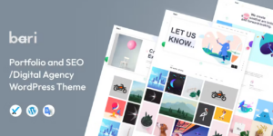 Bari Portfolio Digital Agency WordPress Theme 2.2破解版主题