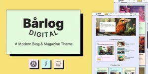 Barlog A Modern Blog Magazine Theme 1.1.1破解版主题