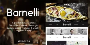 Barnelli Restaurant Responsive WordPress Theme 3.0.8破解版主题