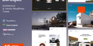 Baroque Architecture Interior WordPress Theme 1.3.8破解版主题