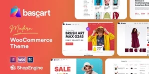 Bascart Multivendor Marketplace Woocommerce WordPress Theme with Builder 1.1.4破解版主题