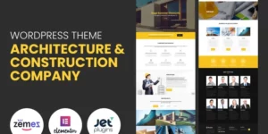 Bayden Architecture Construction Company Responsive WordPress Theme 1.0.0破解版主题