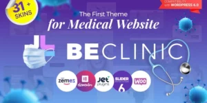 BeClinic Multipurpose Medical Clean WordPress Theme 1.1.3破解版主题