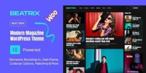 Beatrix Modern Magazine WordPress Theme 1.0破解版主题