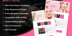 Beauty Salon Multipurpose WordPress Theme 1.0.0破解版主题