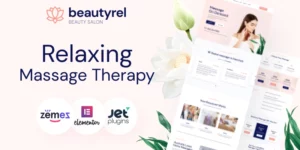 Beautyrel Relaxing Massage Therapy WordPress Theme 1.0.0破解版主题