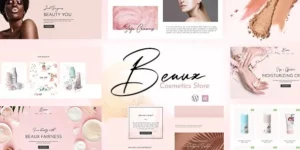 Beaux Cosmetics Shop WordPress Theme 1.7破解版主题