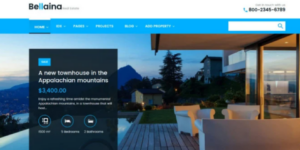 Bellaina – Real Estate Responsive WordPress Theme 1.0破解版主题