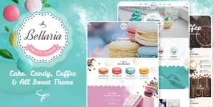 Bellaria a Delicious Cakes and Bakery WordPress Theme 1.1.5破解版主题