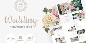 Belle Fleur Wedding Landing WordPress Elementor Theme WordPress Theme 1.0.1破解版主题