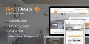 Best Deals A Modern Property Sales Rental WordPress Theme 1.4.3破解版主题