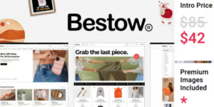 Bestow Gift Shop eCommerce Theme 1.0破解版主题
