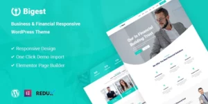 Bigest Financial Responsive WordPress Theme 1.0.0破解版主题