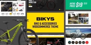 Bikys Bike Accessories Woocommerce Theme 1.0.0破解版主题