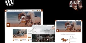 Binit Equestrian Horse Riding School WordPress Theme 1.0.0破解版主题