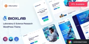 Bioxlab Laboratory Science Research WordPress Theme 1.0.4破解版主题
