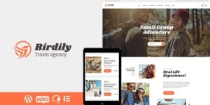 Birdily | Travel Agency Tour Booking WordPress Theme 1.0.3破解版主题