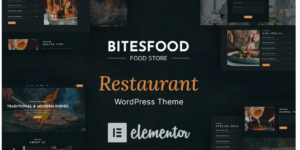 Bitesfood Cafe and Restaurant WordPress Theme 1.0.0破解版主题