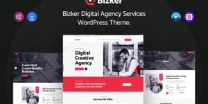 Bizker – Digital Agency Services WordPress Theme 1.0.0破解版主题