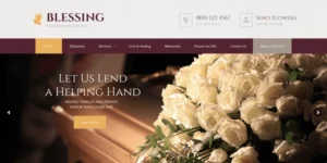 Blessing | Funeral Home Services Cremation Parlor WordPress Theme 3.2.7破解版主题