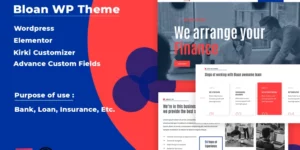 Bloan Loan and Finance WordPress Theme 1.0.0破解版主题