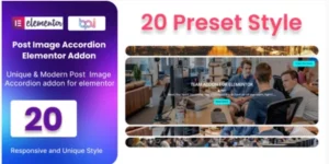 Blog Post Image Accordion Addon For Elementor 1.0破解版插件