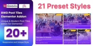 Blog Post Tiles Addon For Elementor 1.0破解版插件