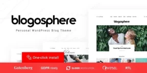 Blogosphere Multipurpose Blogging Theme 1.1.2破解版主题