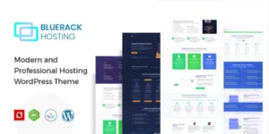 Bluerack Modern Hosting WordPress Theme 2.3破解版主题