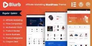 Blurb Affiliate Marketing WordPress Theme 2.1.2破解版主题
