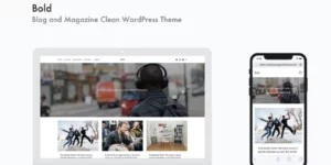 Bold Blog and Magazine Clean WordPress Theme 1.0.4破解版主题