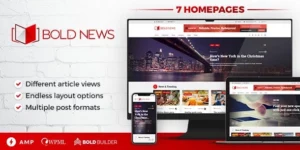 Bold News Magazine Newspaper 1.4.9破解版主题