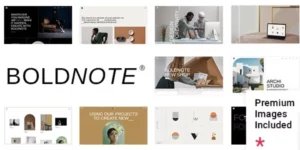 Boldnote Portfolio Theme 1.0破解版主题