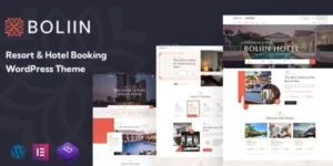 Boliin Resort Hotel Booking WordPress Theme 1.0.1破解版主题