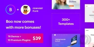 Boo Multipurpose WordPress Theme 3.8.4破解版主题