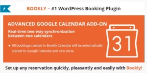 Bookly Advanced Google Calendar 2.7破解版插件
