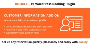 Bookly Customer Information (Add-on) 3.1破解版插件