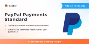 Bookly PayPal Payments Standard (Add-on) 3.1破解版插件