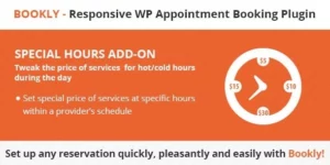 Bookly Special Hours (Add-on) 3.4破解版插件