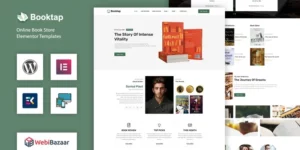 Booktap Publishing House Book Store WordPress theme WordPress Theme 1.0破解版主题