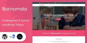 Bornomala Kindergarten School WordPress Theme 1.7破解版主题