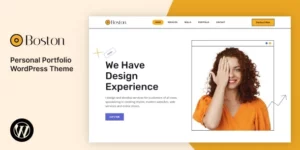 Boston Personal Portfolio WordPress Theme 2.0破解版主题