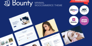 Bounty Minimal WooCommerce Theme for Beauty 1.0.1破解版主题