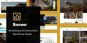 Bouwer Architecture Construction WordPress Theme 1.4.0破解版主题