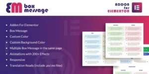 Box Message for Elementor WordPress Plugin 1.0破解版插件