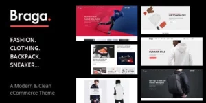 Braga Fashion Theme for WooCommerce WordPress 1.0.5破解版主题